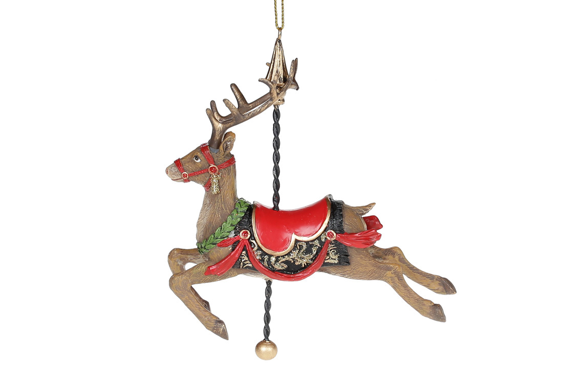 Christmas deer ornament