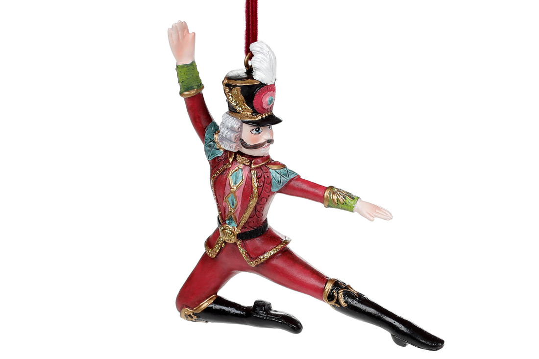 Uncle Drosselmeyer (The Nutcracker Prince) in Baroque style ornament