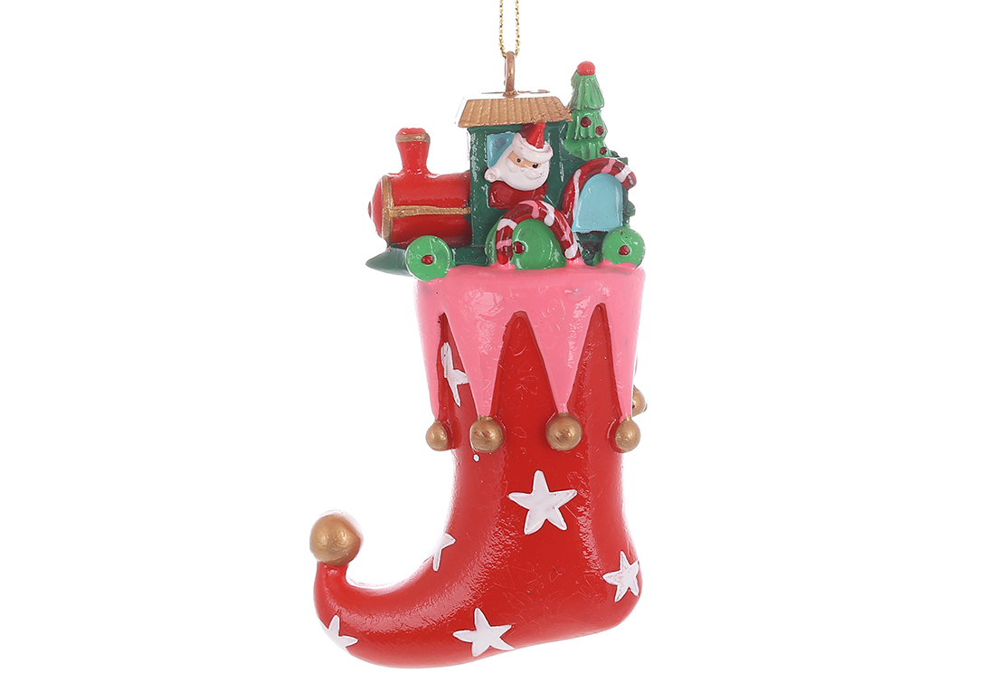 Boot with gifts ornament