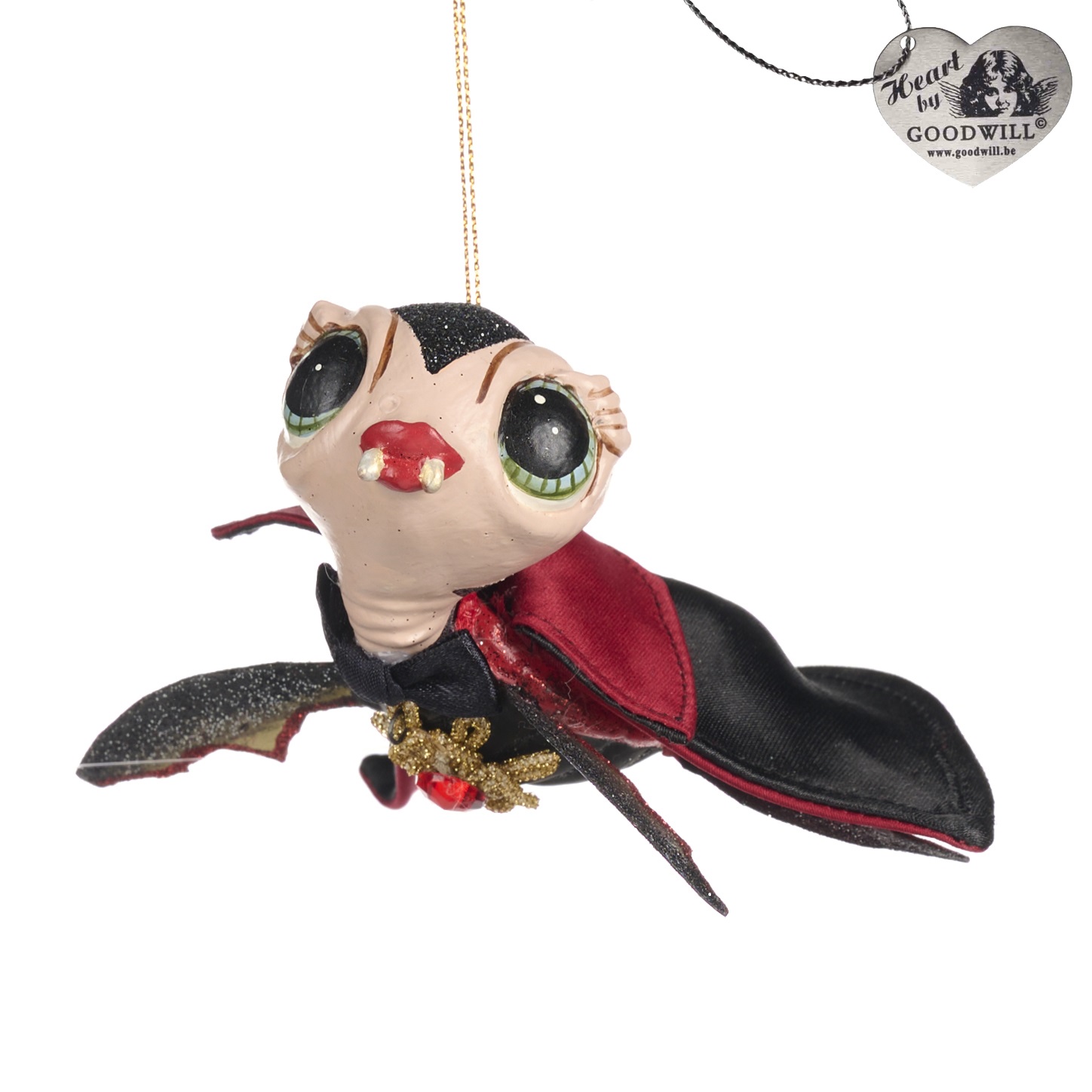 Dress to impress Dracula turtle ornament