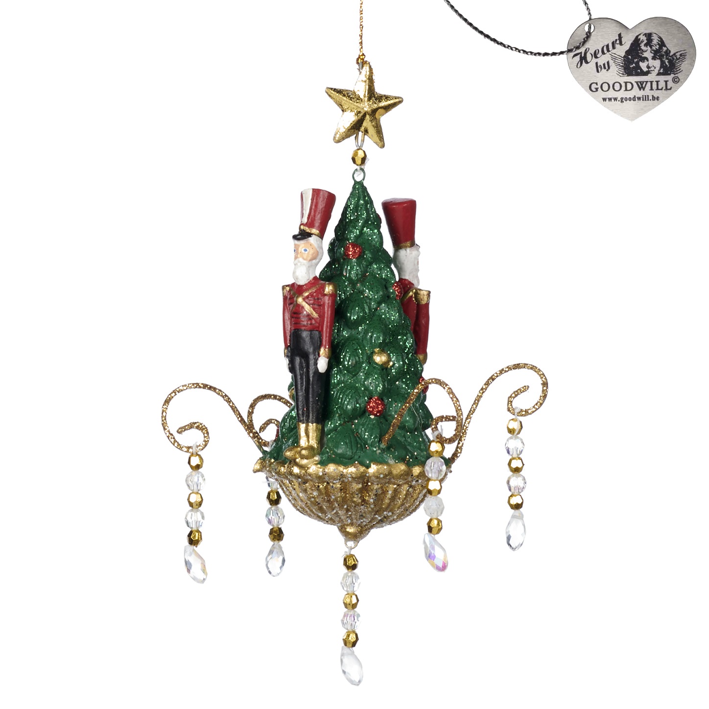 Nutcracker Xmas tree Dangle ornament