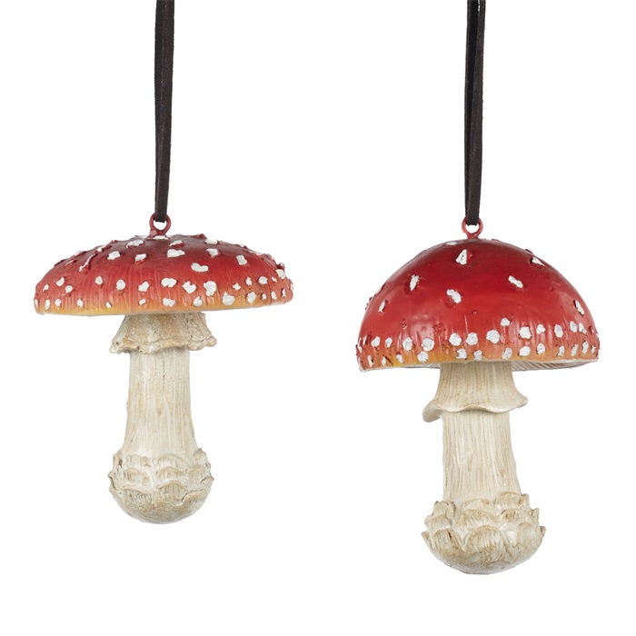 Mushroom ornament ASS/2