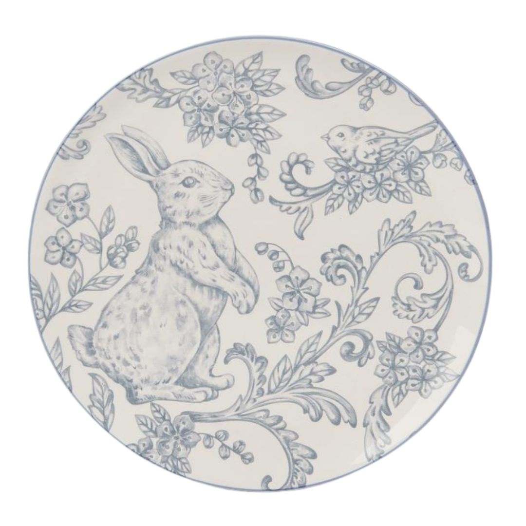 Dolomite bunny/bird plate  TT 