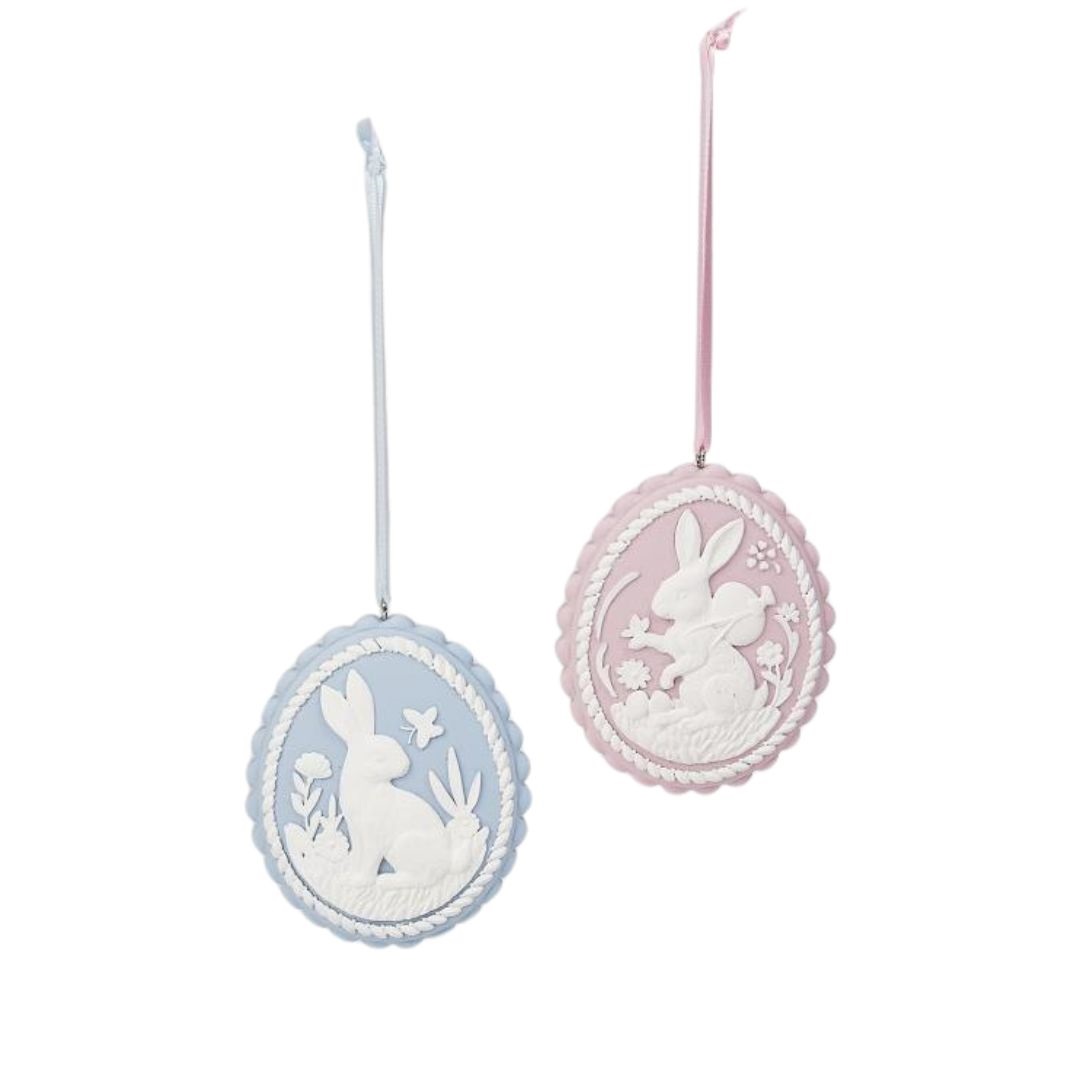 Flat cameo bummy egg ornament ASS/2 