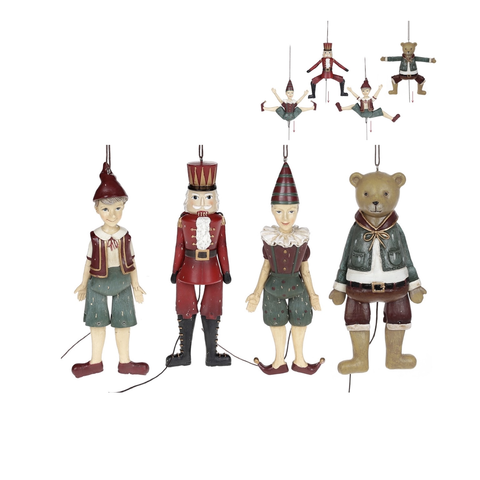 Puppets ornament SET/4