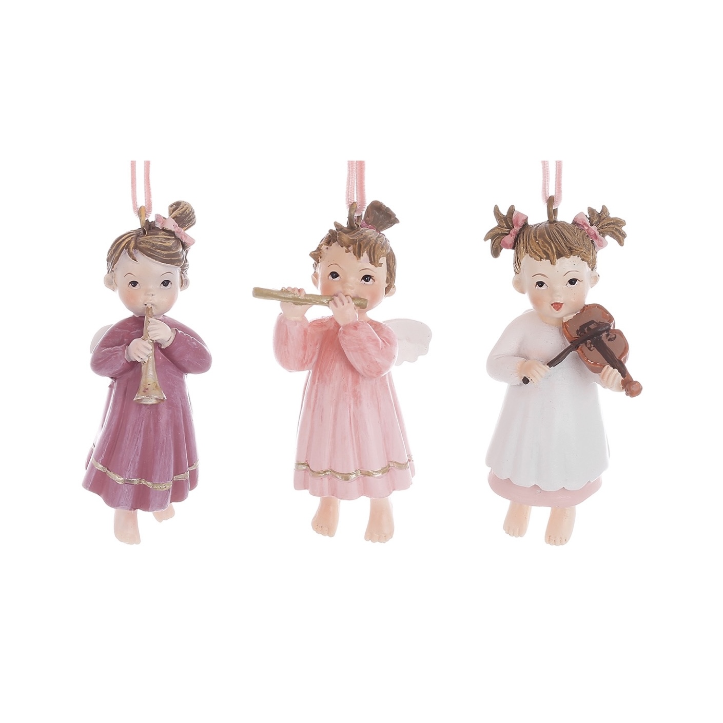 Children with musical instruments ornamrnt SET/3