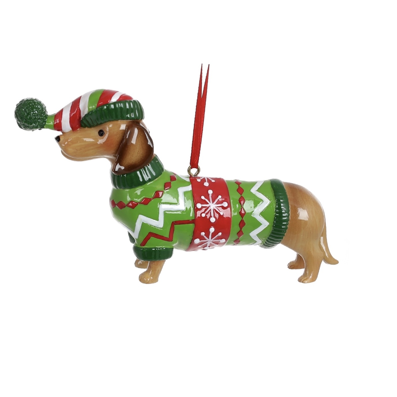 Dachshund in the light ornament