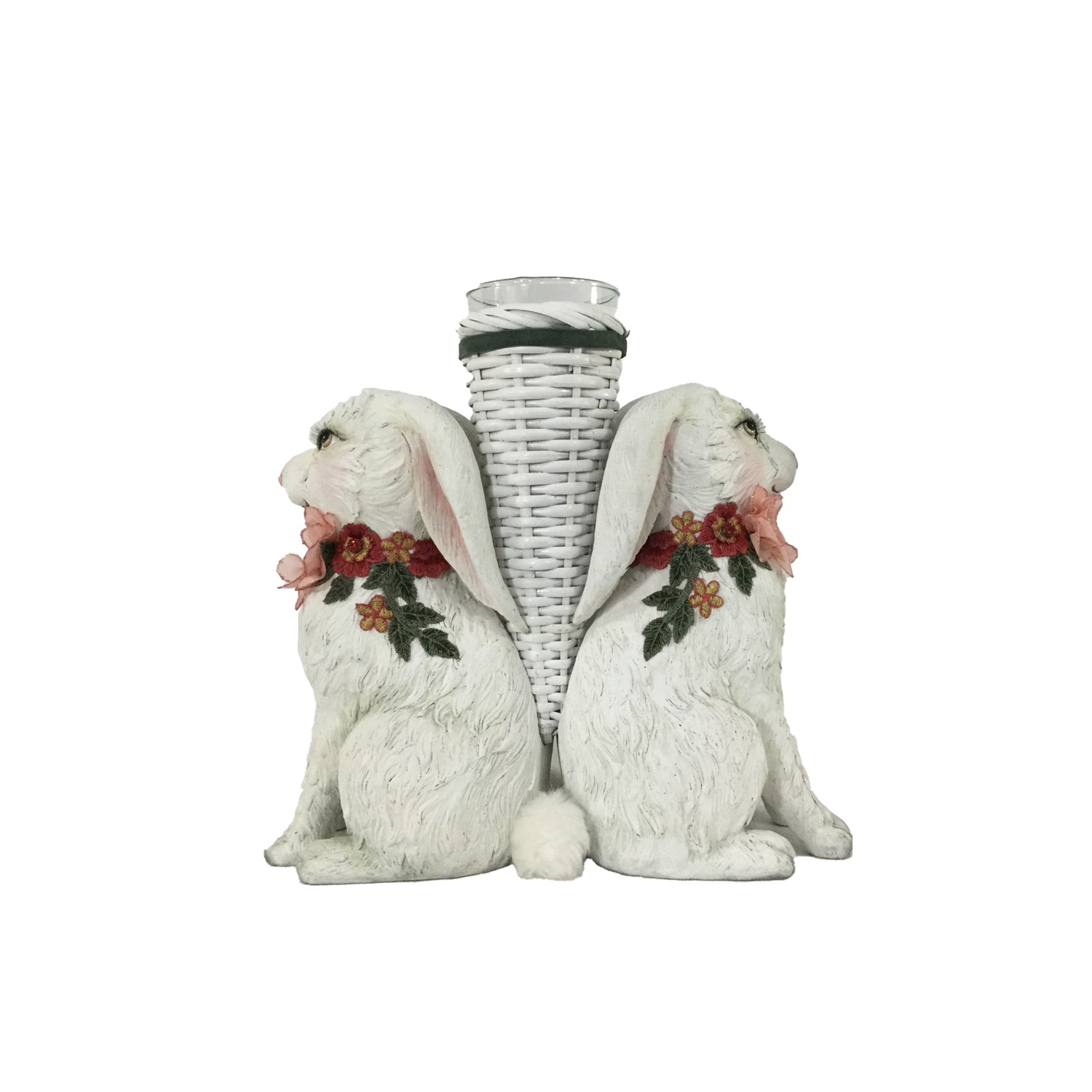 Enchanted bunnies vase  TT 