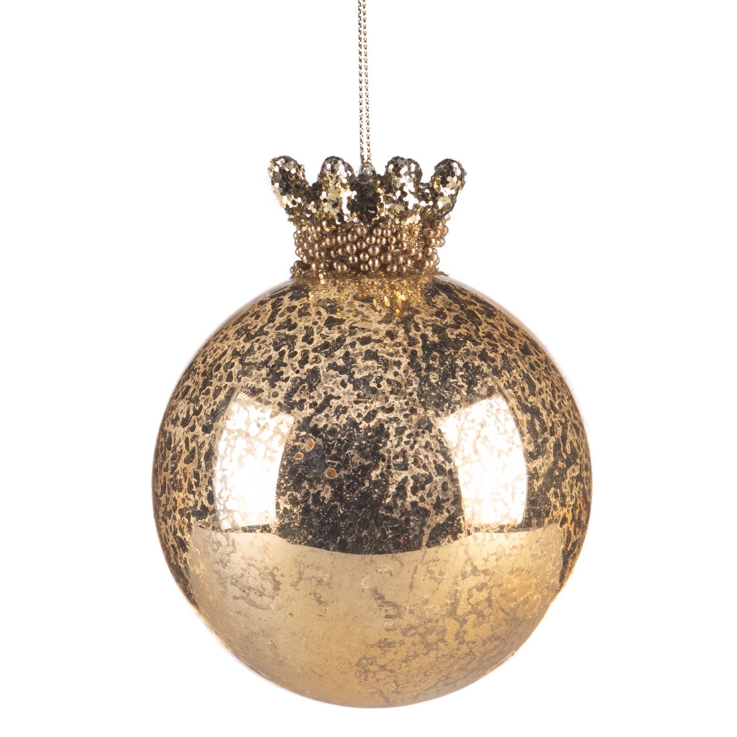 Glass crown top ball