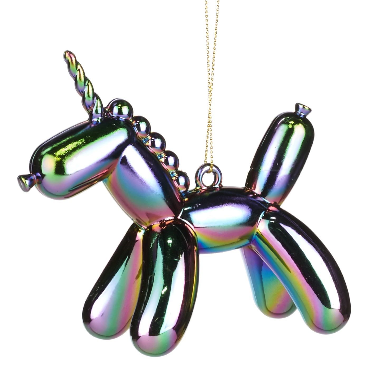 Balloon animal unicorn ornament