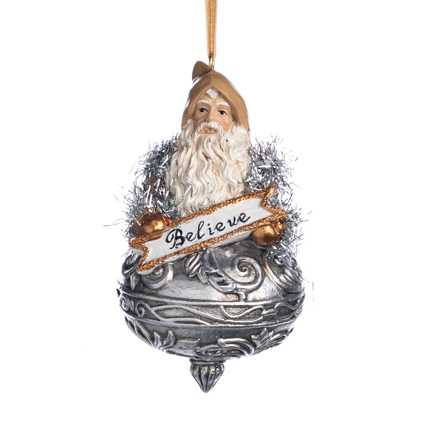 Santa onion ornament 