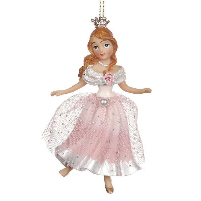 Tulle cinderella princess ornament