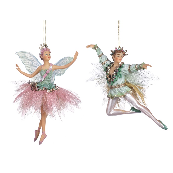 Midsummer n.fairy couple ornament  SET/2