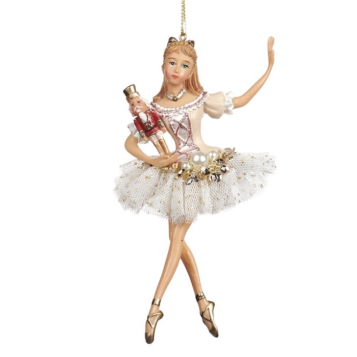 Tulle ballerina with Nutcracker ornament