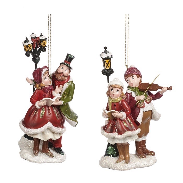 Xmas carol singers ornament  ASS/2